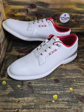 Nike Air Jordan ADG 5 Golf Shoes White Fire Red Silver FQ7874-101 Men’s Sz 11.5